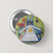 Niedlich Art Drawong, Liebe Button (Vorne & Hinten)
