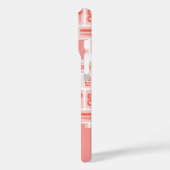 Niedlich Art liefert Korallenmuster-Monogramm Case-Mate iPhone Hülle (Rückseite / Links)