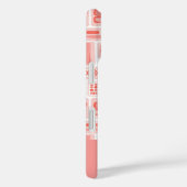 Niedlich Art liefert Korallenmuster-Monogramm Case-Mate iPhone Hülle (Rückseite / Rechts)