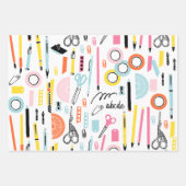 Niedlich Art liefert Schleifpapier Geschenkpapier Set (Vorderseite 2)