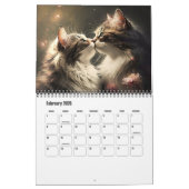 Niedlich Art Magic Cat World Kalender (Feb 2026)
