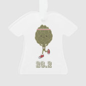 Niedlich Artichoke Marathon Runer Ornament (Vorderseite)
