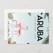 niedlich Aruba Feiertagspostkarte (Vorne/Hinten)