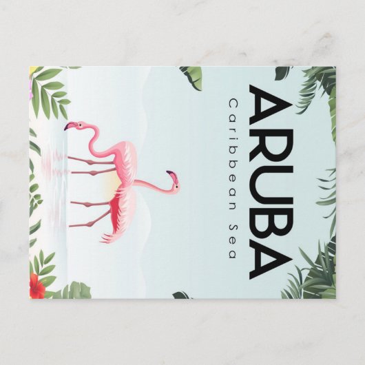 niedlich Aruba Feiertagspostkarte (Vorderseite)