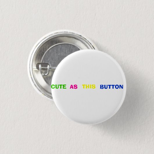 NIEDLICH, AS, DIESES, KNOPF BUTTON (Vorne & Hinten)