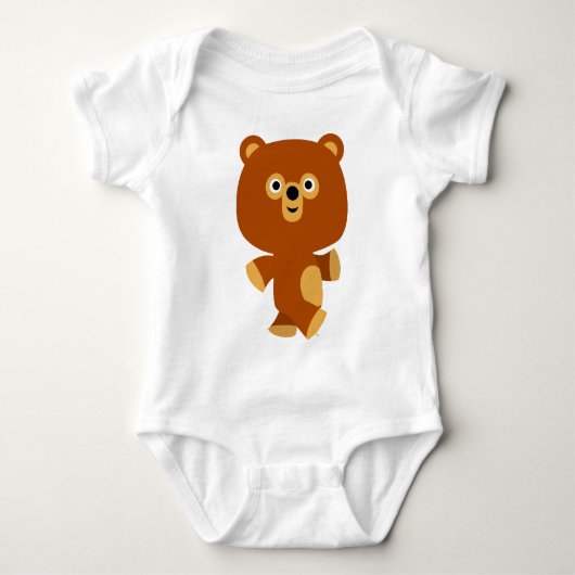 Niedlich Assertive Cartoon Bear Baby Strampler (Vorderseite)