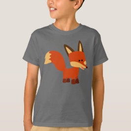 Niedlich Astute Cartoon Fox Children T - Shirt