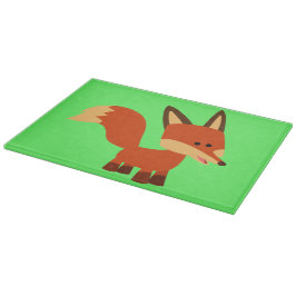 Niedlich Astute Cartoon Fox Cutting Board Schneidebrett