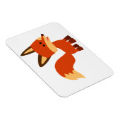Niedlich Astute Cartoon Fox Flexible Magnet (Rechte Seite)