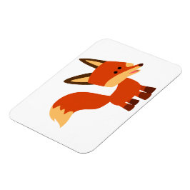 Niedlich Astute Cartoon Fox Flexible Magnet