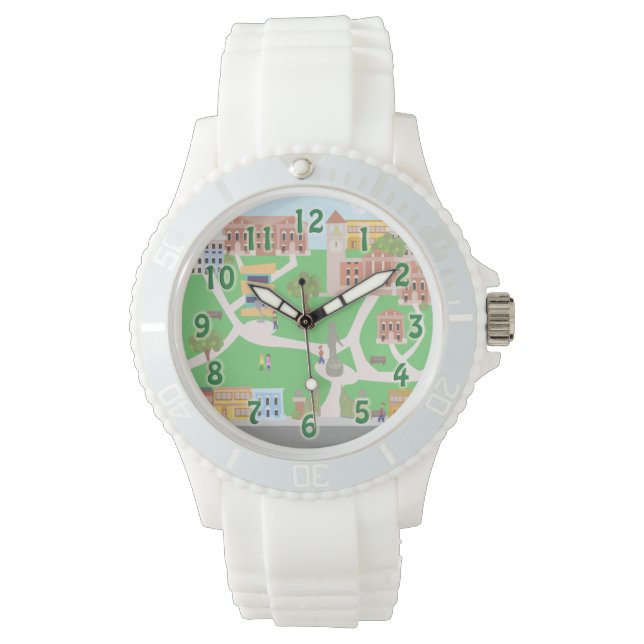 Niedlich auf Uni Campus Armbanduhr (Vorderseite)