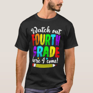 Niedlich aufpassen, 4. Klasse hier komme ich zum e T-Shirt