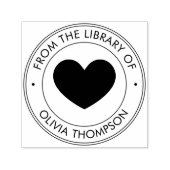 Niedlich aus der Bibliothek von und Herz Custom Permastempel (Design)