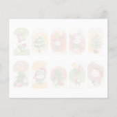 Niedlich ausgeschnittene Weihnachtscreme Geschenke (Rückseite)