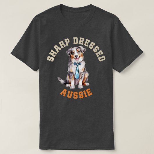 Niedlich Aussie Dog T-Shirt (Design vorne)