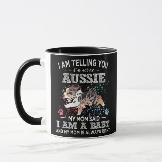 Niedlich Aussie Mama Welppy Australian Shepherd Do Tasse (Links)