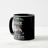 Niedlich Aussie Mama Welppy Australian Shepherd Do Tasse (Vorderseite Links)