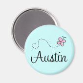 Niedlich Austin Texas T - Shirt Magnet (Vorderseite/Rückseite)