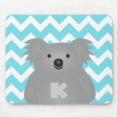 Niedlich Australia Baby Koala Bear Monogram Mousepad (Vorne)