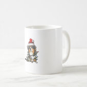 Niedlich Australian Shepherd Santa Christmas Tree Kaffeetasse (VorderseiteRechts)