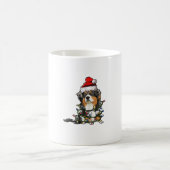 Niedlich Australian Shepherd Santa Christmas Tree Kaffeetasse (Mittel)