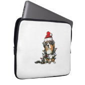 Niedlich Australian Shepherd Santa Christmas Tree  Laptopschutzhülle (Vorne Rechts)