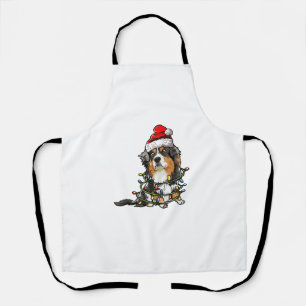 Niedlich Australian Shepherd Santa Christmas Tree  Schürze