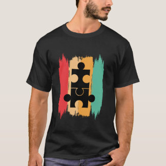 Niedlich Autismus Bewusstsein Vintag 70er 80er Aut T-Shirt