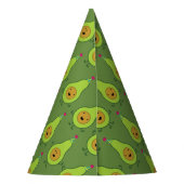 Niedlich Avocado 1. Geburtstag Party Hats Partyhütchen (Rückseite)