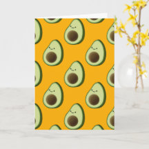 Niedlich Avocado Cartoon Pattern