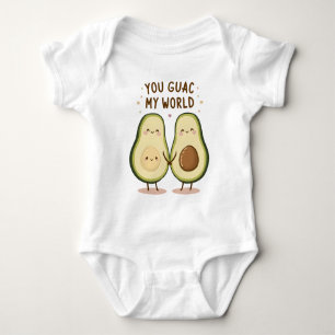 Niedlich Avocado Couple Baby Strampler
