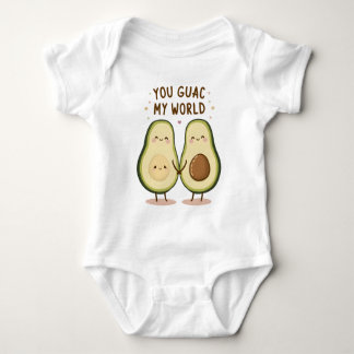 Niedlich Avocado Couple Baby Strampler