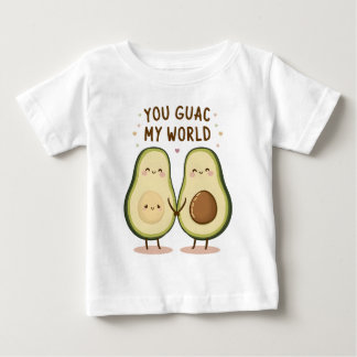 Niedlich Avocado Couple Baby T-shirt