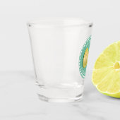 Niedlich Avocado Couple Funny I Liebe Sie Jahresta Schnapsglas (Links)