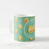 Niedlich Avocado Couple Funny Wedding Jubiläum Kaffeetasse (Vorderseite Links)