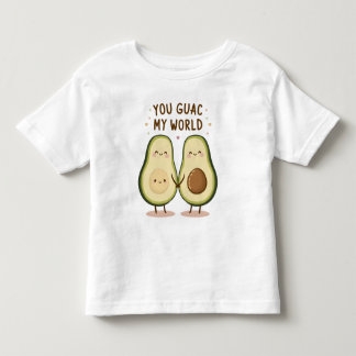 Niedlich Avocado Couple Kleinkind T-shirt