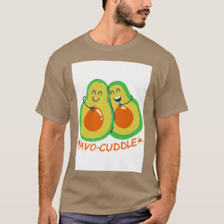 Niedlich Avocado Cuddle T-Shirt