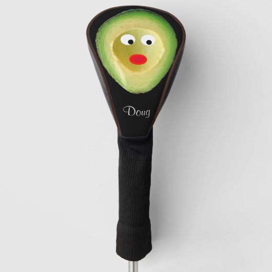 Niedlich Avocado Face 4 Ken Golf Headcover (Vorderseite)