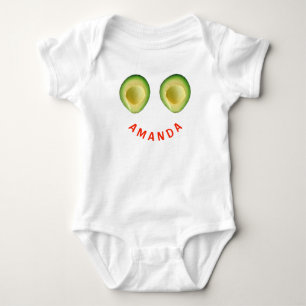 Niedlich Avocado Fave 4Amanda (Name) Baby Strampler