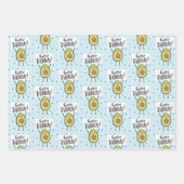 Niedlich Avocado Geburtstagsgeschenkwrap Geschenkpapier Set (Vorderseite)