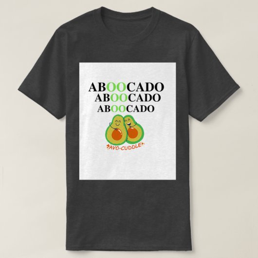 Niedlich Avocado Ghost Aboocado Halloween Perfekte T-Shirt (Design vorne)