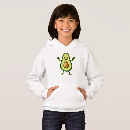 Niedlich Avocado Hoodie (Vorne ganz)