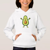 Niedlich Avocado Hoodie (Vorderseite)