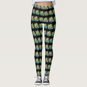 Niedlich Avocado Jump Rope - Fitness Kawaii Leggings