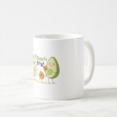 Niedlich Avocado Kaffeetasse (VorderseiteRechts)