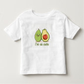 Niedlich Avocado Liebe Geschenk Kinder T - Shirt (Vorderseite)