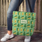 Niedlich Avocado Lover Custom Green Tasche