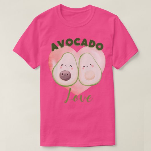 Niedlich Avocado Lover T-Shirt (Design vorne)