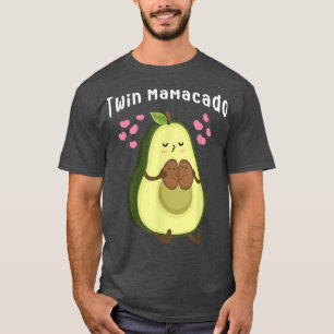 Niedlich Avocado Mama Fruit Schwangerschaft schwan T-Shirt