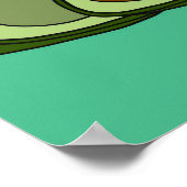 Niedlich Avocado Mommy | Niedliche Familie | Mama Poster (Ecke)